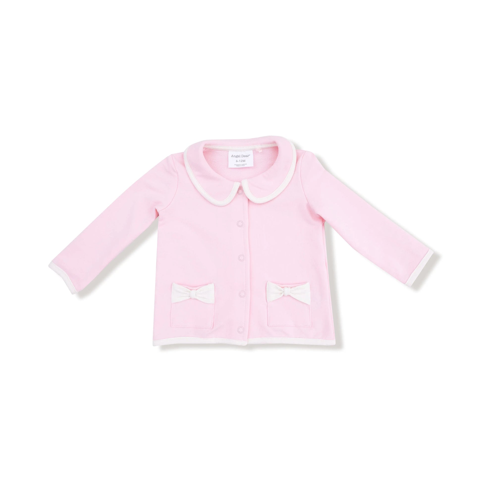 Tweed Style Jacket With Bow Pockets For Girls Angel Dear Angel Dear Everetts Place: Online Boutique