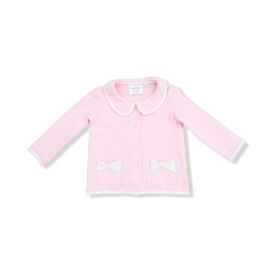 Tweed Style Jacket With Bow Pockets For Girls Angel Dear Angel Dear Everetts Place: Online Boutique