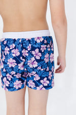 Charlie Lou Baby Twilight Blossoms Floral Swim Shorts For Boys Quick Dry - Apparel & Accessories > Clothing > Swimwear > Boardshorts swim shorts