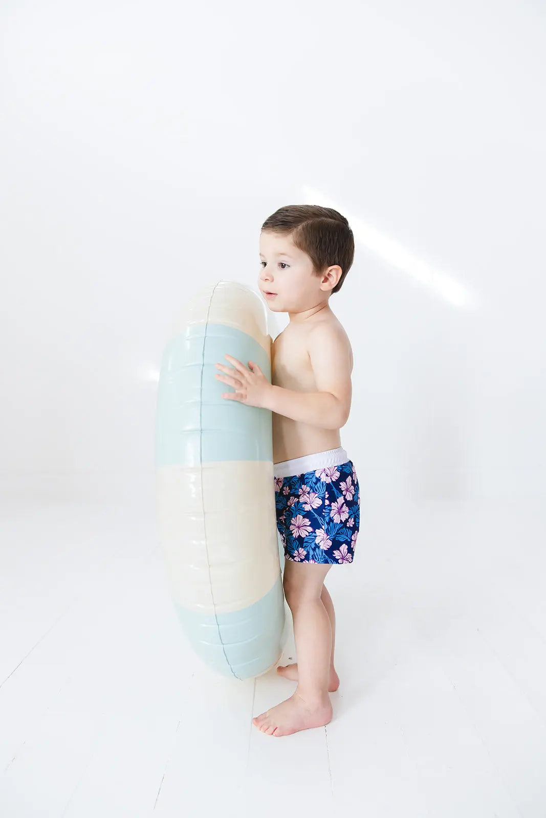 Twilight Blossoms Floral Swim Shorts For Boys Quick Dry Charlie Lou Baby Everetts Place: Online Boutique