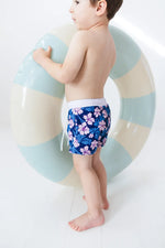Charlie Lou Baby Twilight Blossoms Floral Swim Shorts For Boys Quick Dry - Apparel & Accessories > Clothing > Swimwear > Boardshorts swim shorts