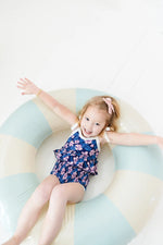Charlie Lou Baby Twilight Blossoms One Piece Smocked Swimsuit For Girls - Apparel & Accessories > Clothing > Swimwear > One-Piece Swimsuits swimsuit