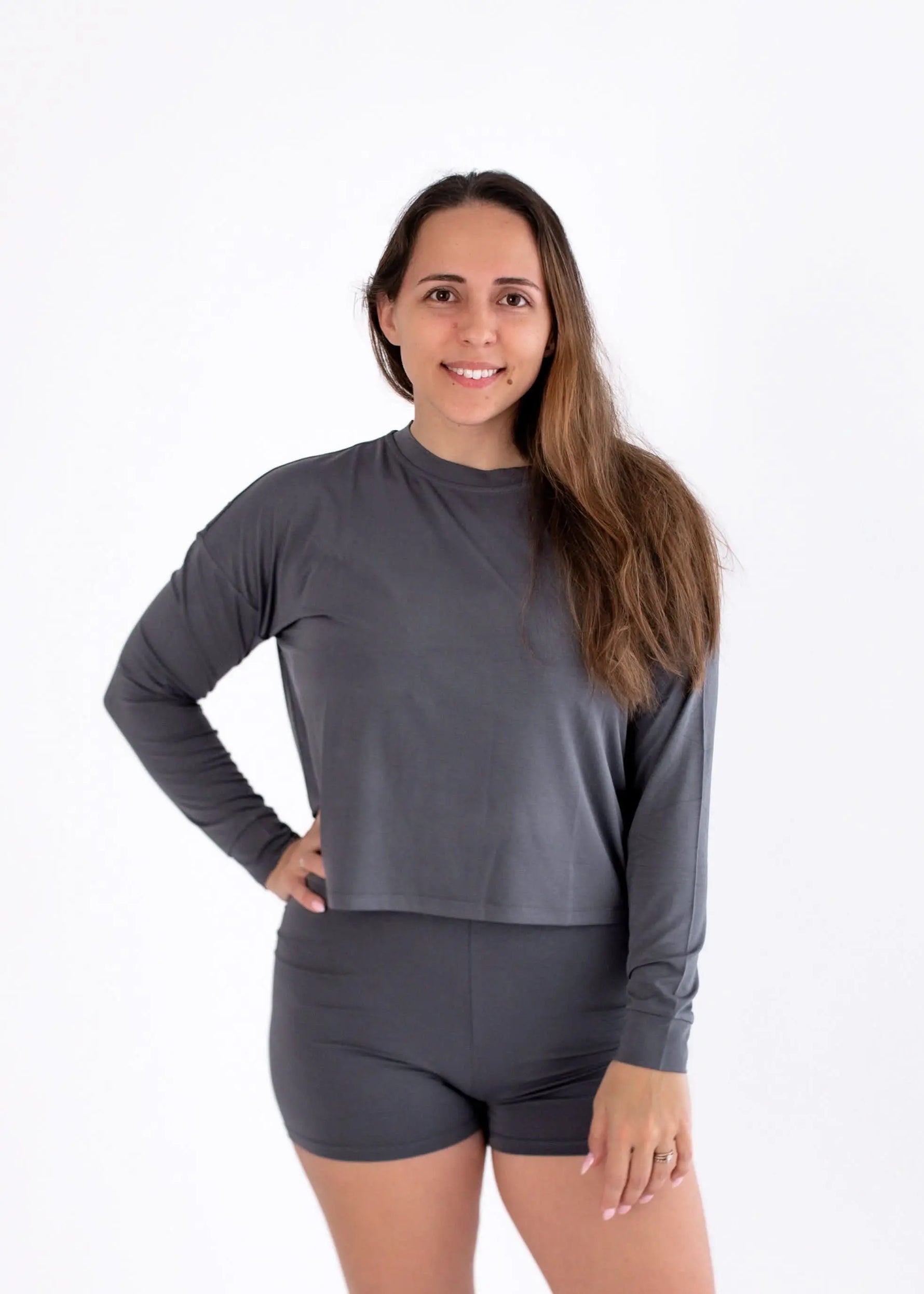 Bubble Baby Twilight | Adult Long Sleeve Lounge Top - 