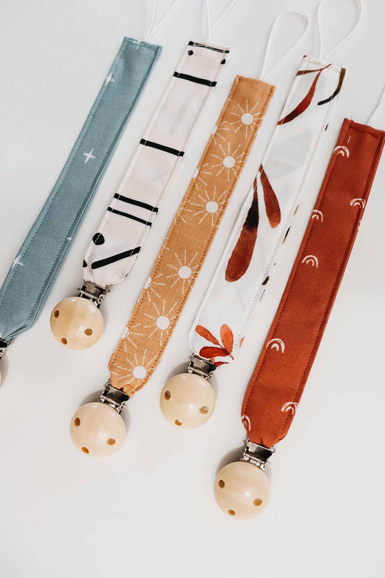 Twinkle Pacifier Clip For Babies With Modern Print Premium Little Mae & Co Everetts Place: Online Boutique