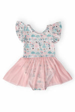 Twinkle Toes Short Sleeve Twirl Leotard For Tiny Dancers - Everetts Place Boutique - 