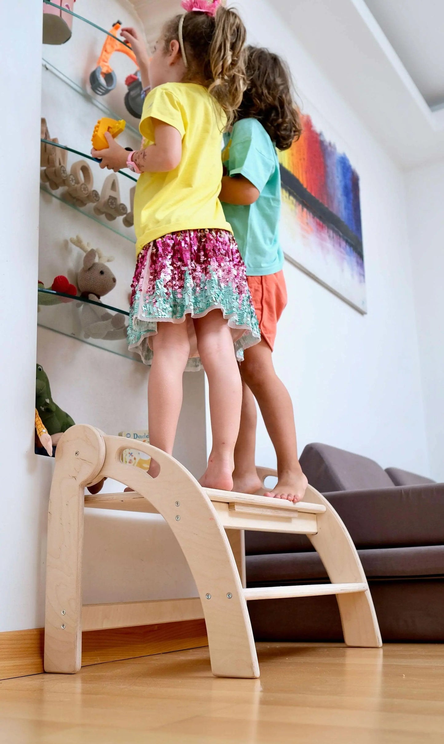 Kidodido Twins Montessori Kitchen Stool Wooden Step Stool For Kids - Hardware > Tools > Ladders & Scaffolding > Step Stools stool
