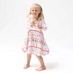 Twirly Long Sleeve Dress - Everetts Place Boutique - 