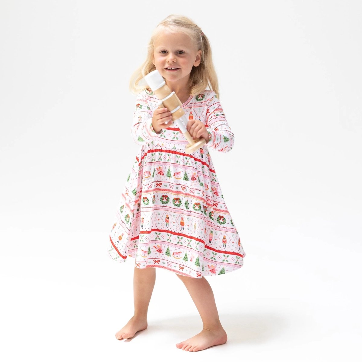 Twirly Long Sleeve Dress - Everetts Place Boutique - 