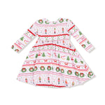 Twirly Long Sleeve Dress - Everetts Place Boutique - 