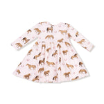Angel Dear Twirly Soft Cozy Long Sleeve Dress For Girls By Angel Dear - Apparel & Accessories > Clothing > Baby & Toddler Clothing > Baby & Toddler Dresses 544