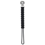 Three Little Tots Twist Black All Silicone One Piece Pacifier Clip - 