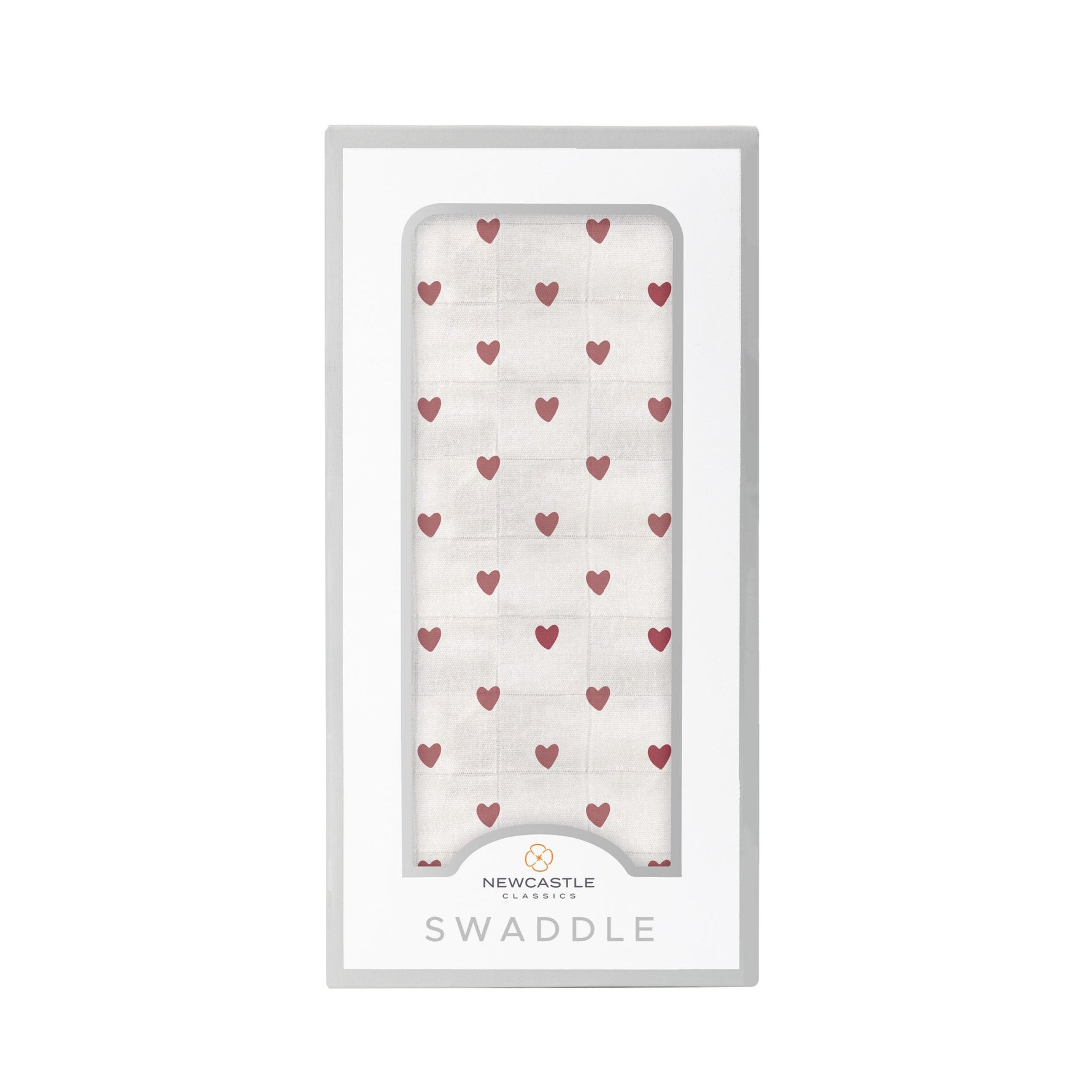 Two Hearts Bamboo Swaddle Newcastle Classics 