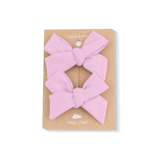 Two Pack Bow Clips Tiny Bows For Little Baby Accessory Angel Dear Everetts Place: Online Boutique