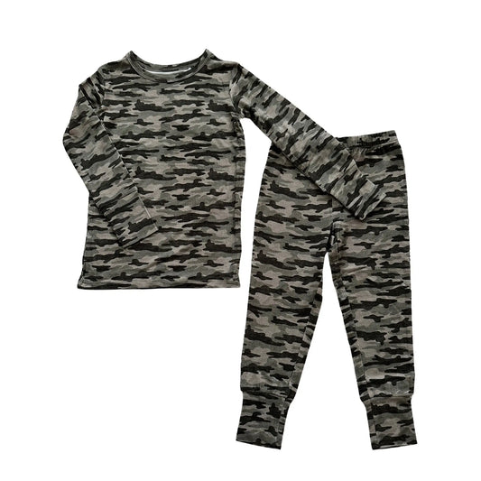 Two-Piece Pajama Set - Camo Harp Angel Boutique