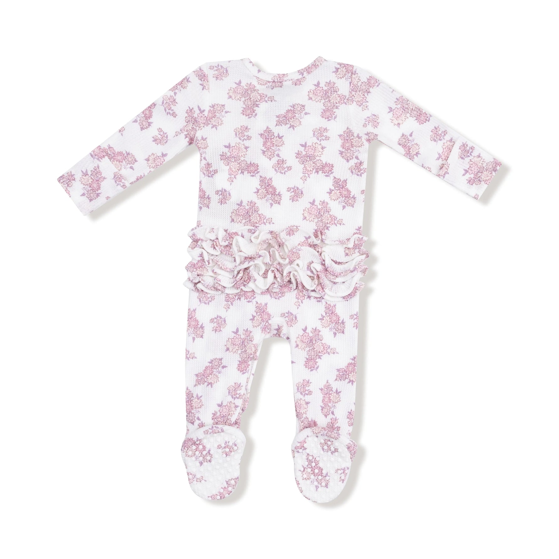 Angel Dear Two Way Ruffle Zipper Footie Bamboo Viscose Comfort - Apparel & Accessories > Clothing > Baby & Toddler Clothing > Baby & Toddler Sleepwear 128