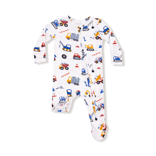 Two Way Zipper Footie For Babies Soft Bamboo Fabric Angel Dear Everetts Place: Online Boutique