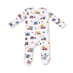 Angel Dear Two Way Zipper Footie For Babies Soft Bamboo Fabric - Apparel & Accessories > Clothing > Baby & Toddler Clothing > Baby & Toddler Sleepwear 651