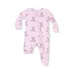 Angel Dear Two Way Zipper Ruffle Back Baby Footie Soft Bamboo Fabric - Apparel & Accessories > Clothing > Baby & Toddler Clothing > Baby & Toddler Sleepwear 653
