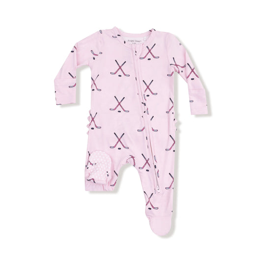 Two Way Zipper Ruffle Back Baby Footie Soft Bamboo Fabric Angel Dear Everetts Place: Online Boutique
