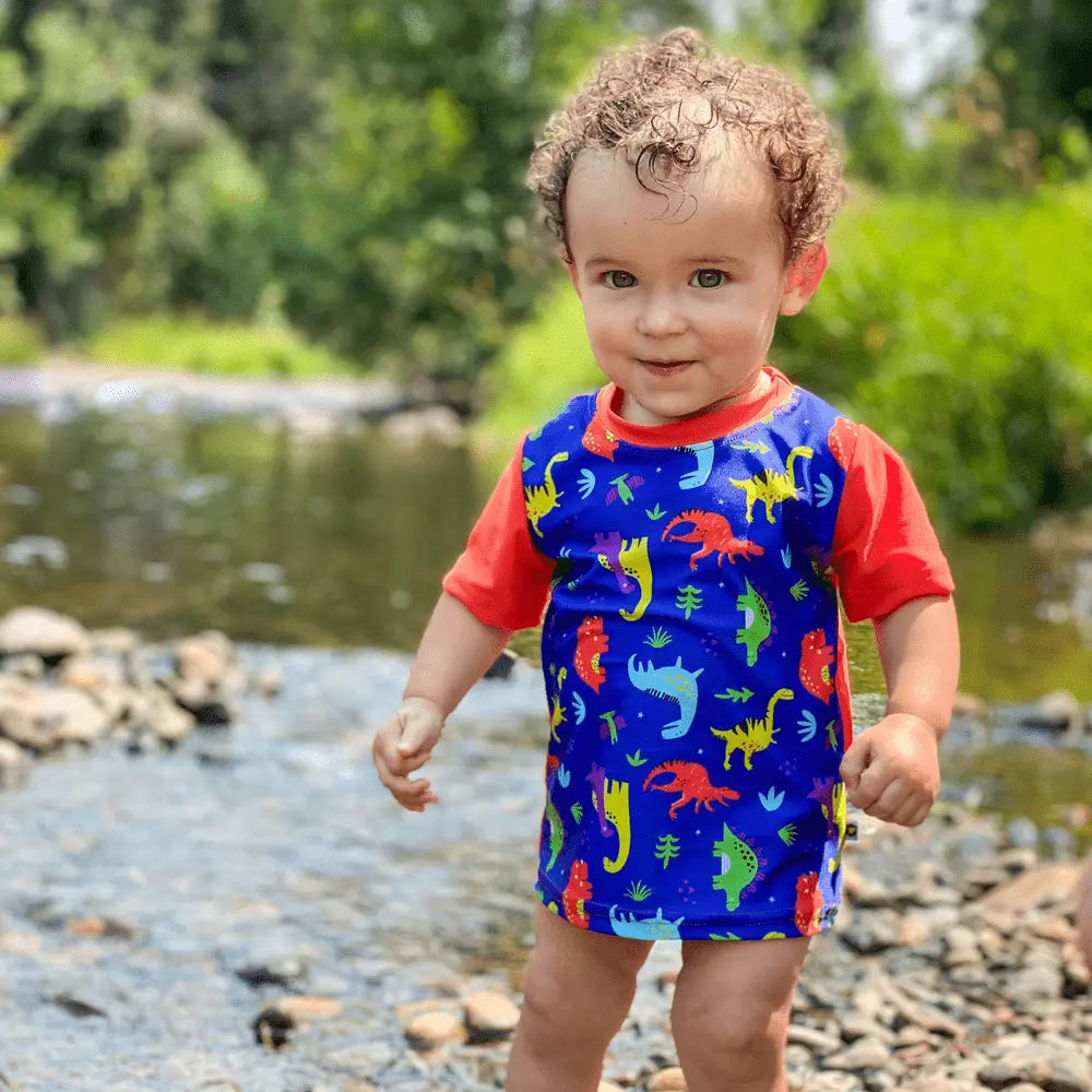 UPF 50+ Rash Guards - Dinomite - Sleeve, Baby & Toddler Clothing, Child, Happiness, Toddler | Everetts Place