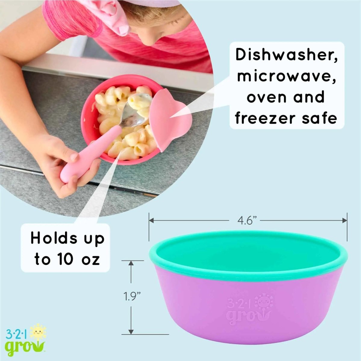 321 Grow Ultimate Mealtime Bundle for Toddlers 19 Piece Dining Set - Everetts Place Boutique - 