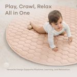 Ultra Soft Plush Blush Baby Play Mat With Non Slip Bottom Comfy Cubs Everetts Place: Online Boutique