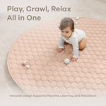 Ultra Soft Plush Blush Baby Play Mat With Non Slip Bottom Comfy Cubs Everetts Place: Online Boutique