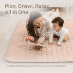Ultra Soft Plush Blush Baby Play Mat With Non Slip Bottom Comfy Cubs Everetts Place: Online Boutique