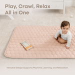 Ultra Soft Plush Blush Baby Play Mat With Non Slip Bottom Comfy Cubs Everetts Place: Online Boutique