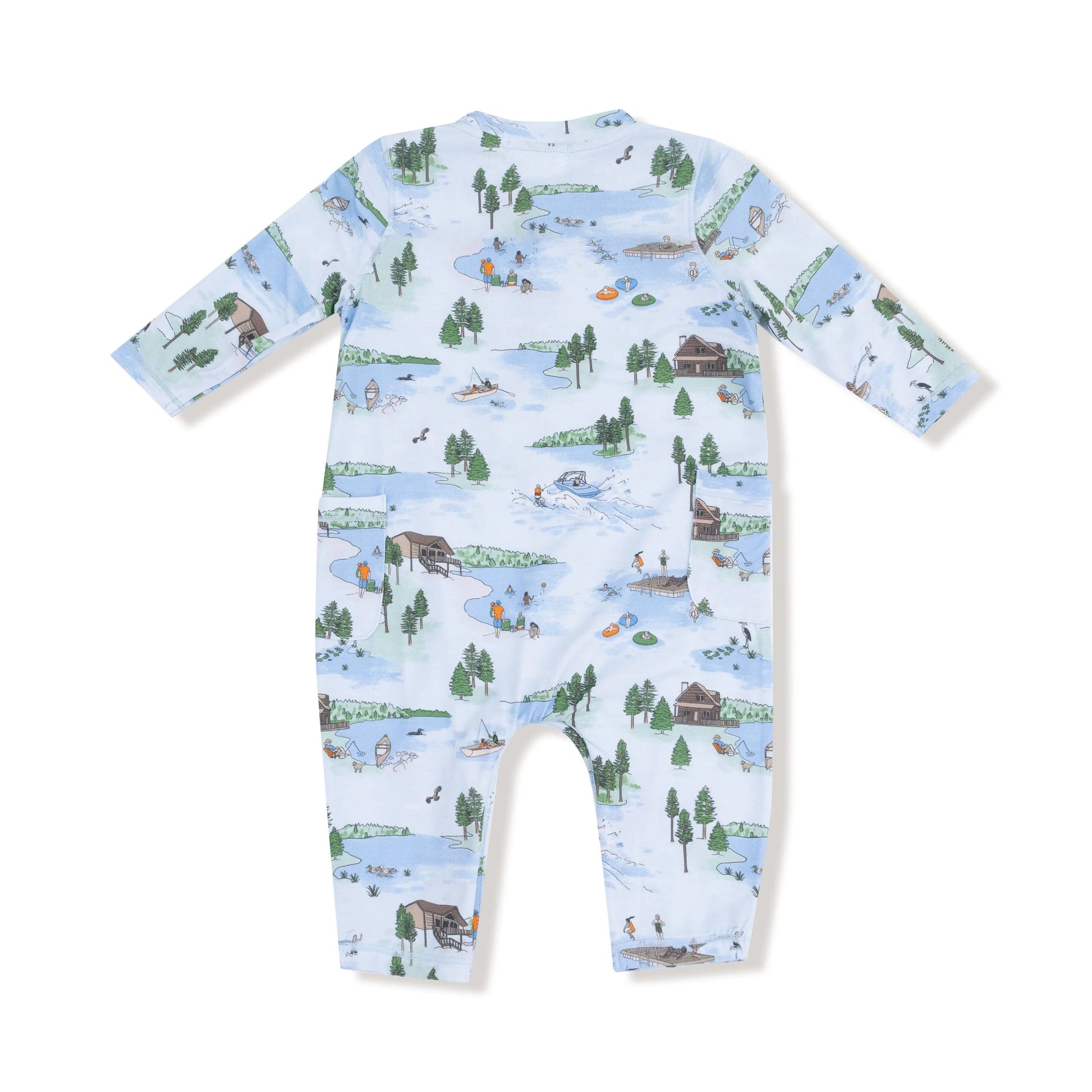 Uni Baby Romper Cozy Henley Neckline For Fall And Winter Angel Dear Everetts Place: Online Boutique