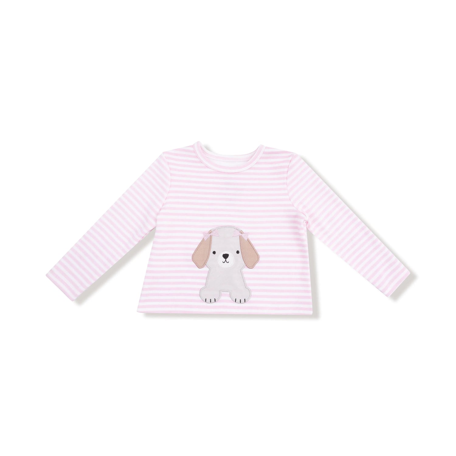 Angel Dear Uni Long Sleeve Shirt With Puppy Applique Angel Dear - Apparel & Accessories > Clothing > Baby & Toddler Clothing > Baby & Toddler Tops 945P