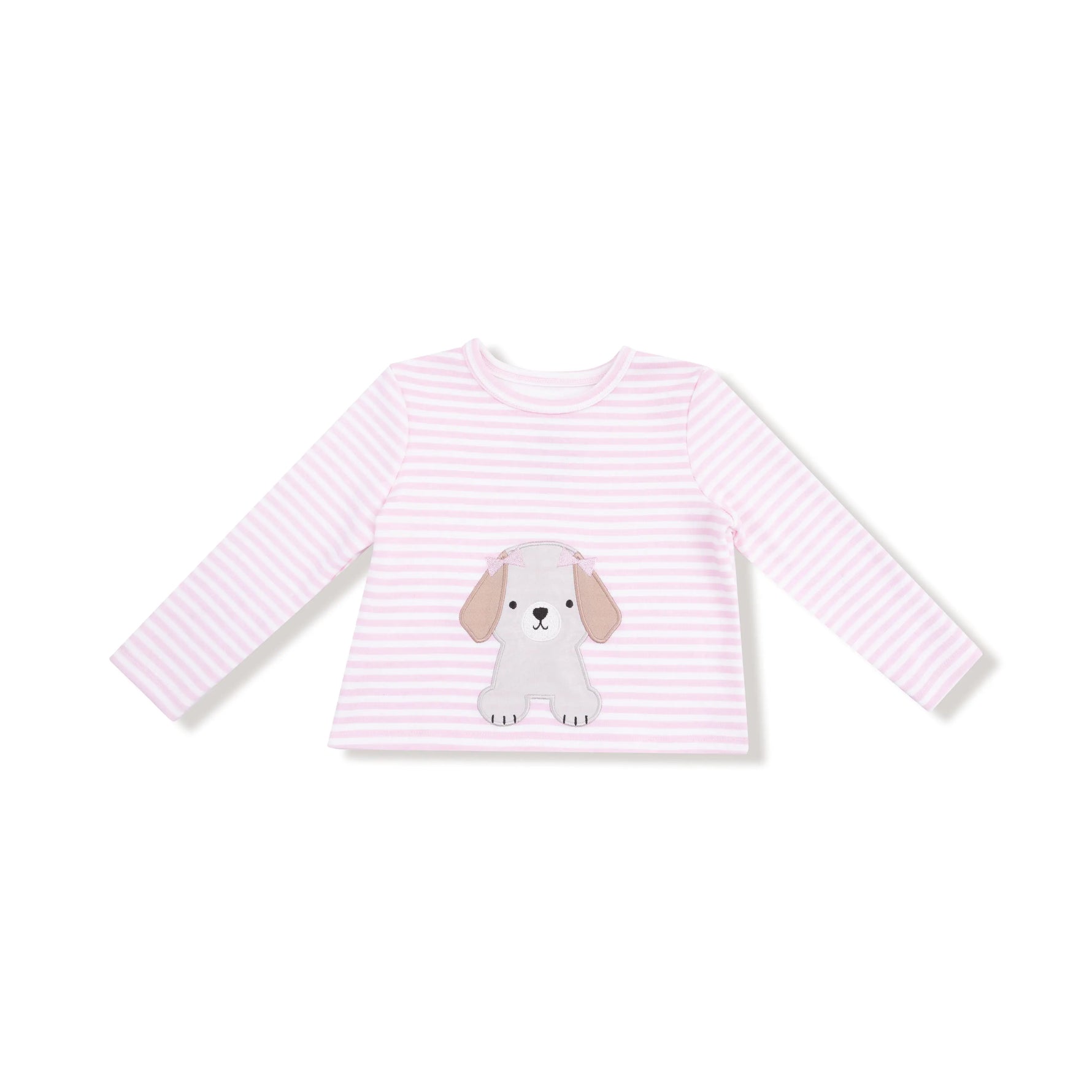 Angel Dear Uni Long Sleeve Shirt With Puppy Applique Angel Dear - Apparel & Accessories > Clothing > Baby & Toddler Clothing > Baby & Toddler Tops 945P