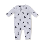 Angel Dear Uni Romper Cozy Henley Neckline Fall Winter Baby Outfit - Apparel & Accessories > Clothing > Baby & Toddler Clothing > Baby One-Pieces 106