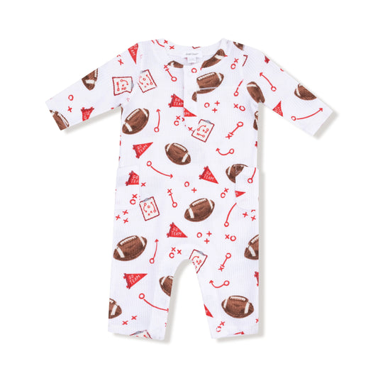 Uni Romper Henley Neck Baby Outfit For Fall And Winter Angel Dear Everetts Place: Online Boutique