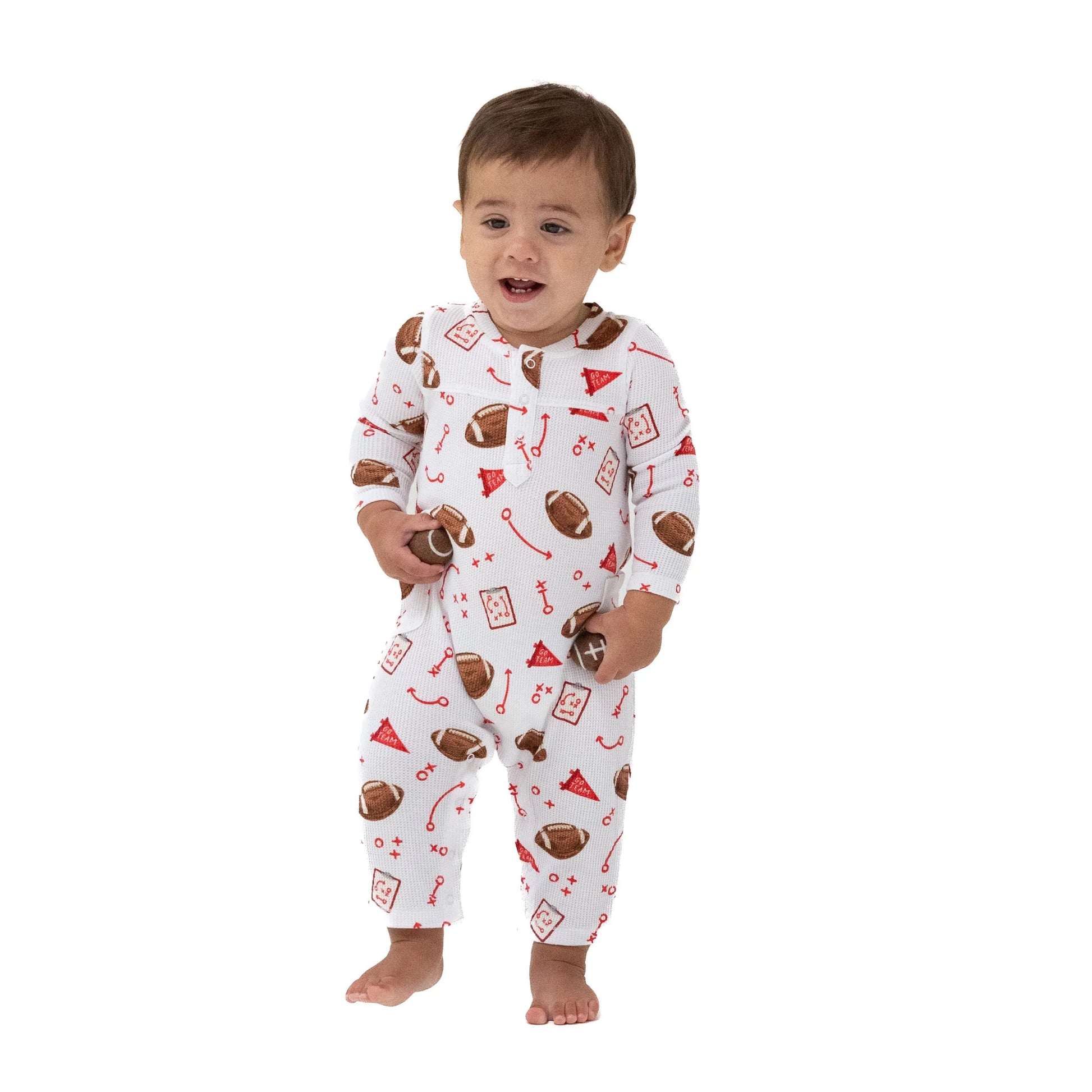 Uni Romper Henley Neck Baby Outfit For Fall And Winter Angel Dear Everetts Place: Online Boutique
