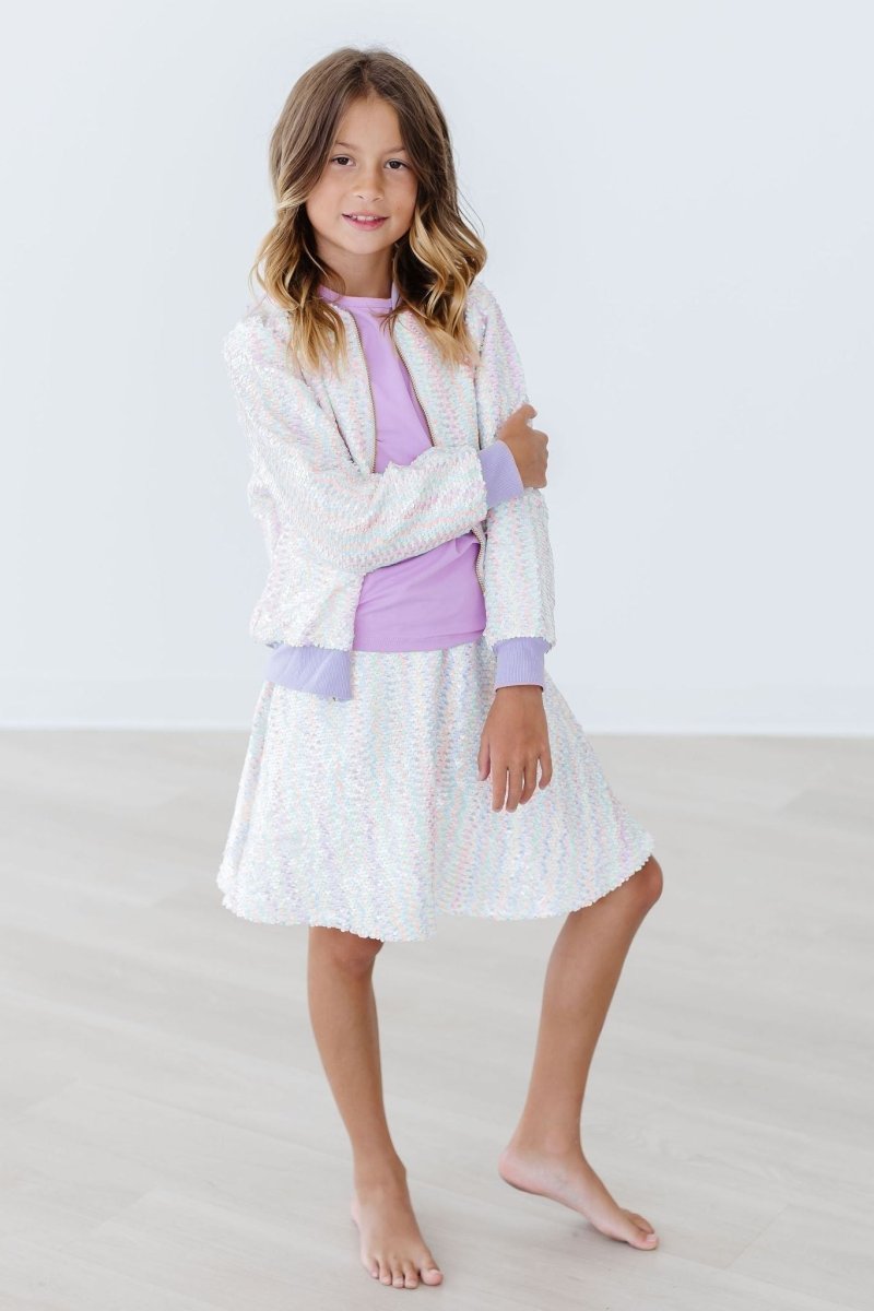 Unicorn Flip Sequin Jacket For Girls Sparkly Kids Coat - Everetts Place Boutique - Sequin Jacket
