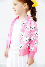 Unicorn Kitties Satin Jacket For Girls Mila And Rose Mila & Rose ® Everetts Place: Online Boutique