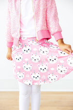Unicorn Kitties Twirl Skegging Girls Skirted Leggings - Everetts Place Boutique - Skegging