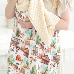 Honey Lemonade Premium Minky Blanket with Soft Western Pattern for Baby and Toddler - Baby & Toddler > Swaddling & Receiving Blankets > Receiving Blankets Baby Blanket
