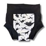 Smart Bottoms Rawr dinosaur organic cloth trainer.