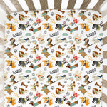 Honey Lemonade Snuggle Buddies Fitted Crib Sheet with Buttery Soft Fabric for Infants - Home & Garden > Linens & Bedding > Bedding > Bed Sheets