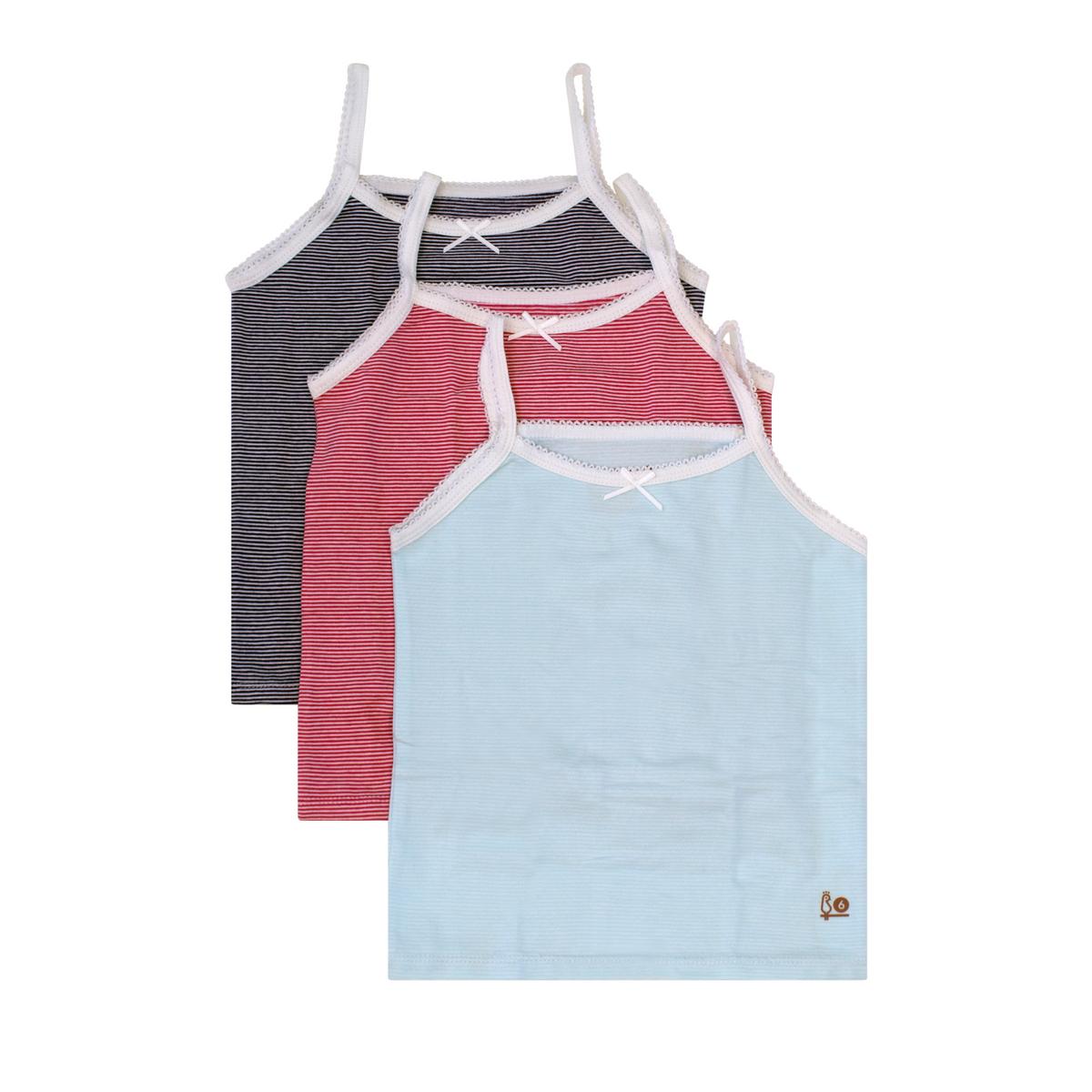 Feathers Girls and Toddler Undershirts - Kids Camisoles - Super Soft Cotton by Feathers USA at Everetts Place