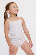 Feathers Floral Print Snug Tagless Cotton Underwear – Girls Underwear Briefs Super Soft Panties (3 Pack) by Feathers USA at Everetts Place