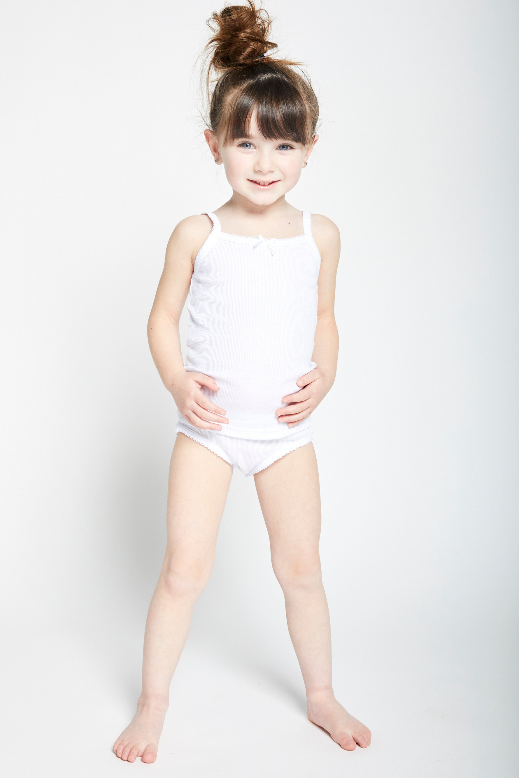 Feathers USA Briefs Tagless Snug Fit 100 Percent Cotton For Girls by Feathers USA at Everetts Place