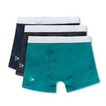 Feathers USA Tagless Cotton Stretch Boxer Briefs for Boys 3 Pack by Feathers USA at Everetts Place