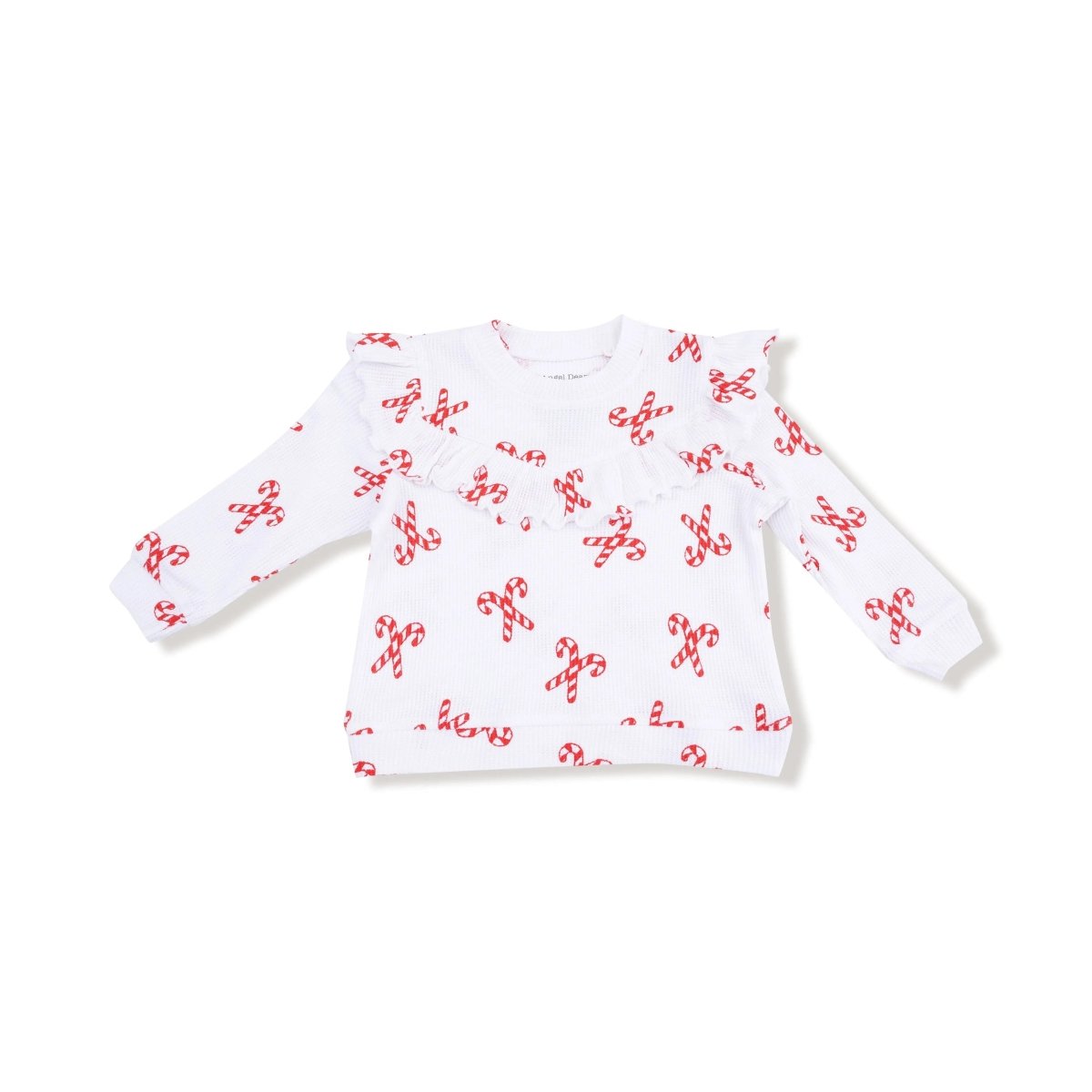 V Ruffle Top Angel Dear Everetts Place Boutique