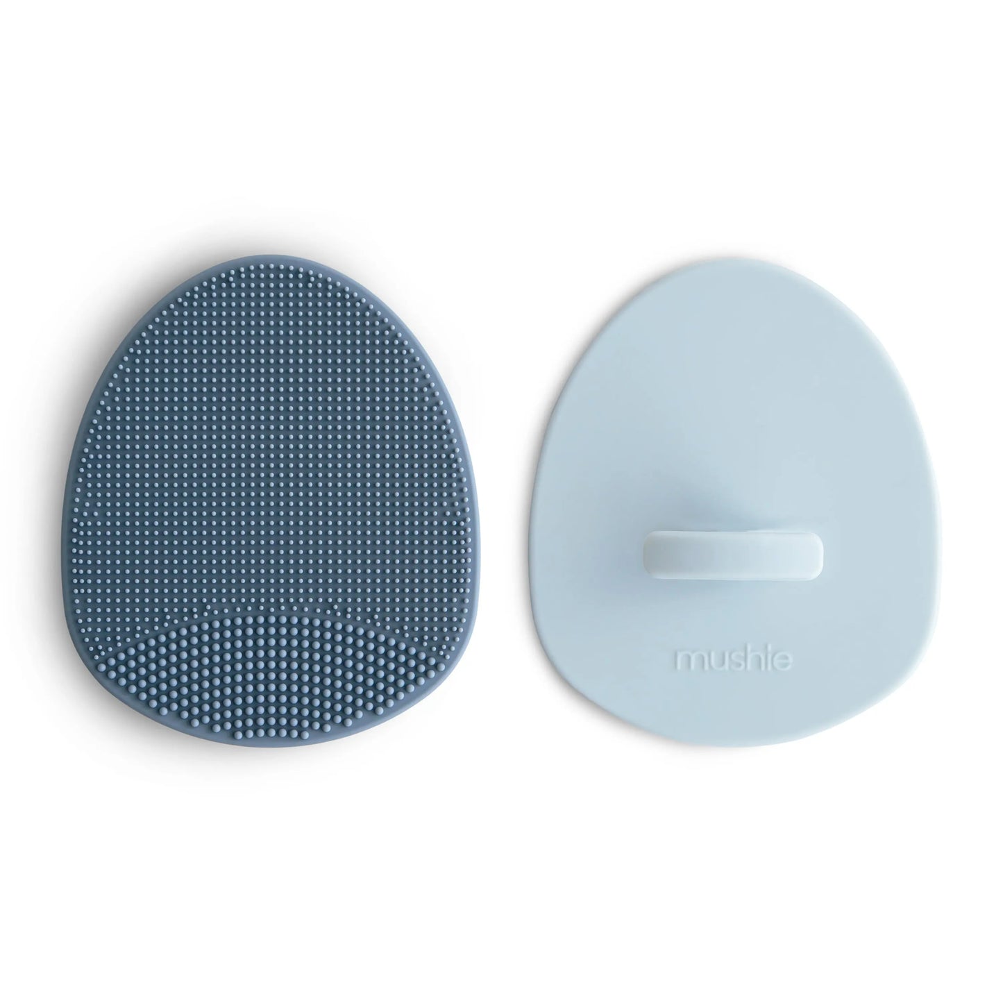 Cradle Cap Brush for Babies with Soft Silicone Bristles for Gentle Exfoliation and Massage Mushie