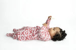Three Little Tots Valentine's Day XOXO Bamboo Newborn Lovey Small Blanket - 
