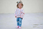 Little Joy Co. Valentines Wallpaper Crewneck Sweatshirt Cozy Holiday Style -