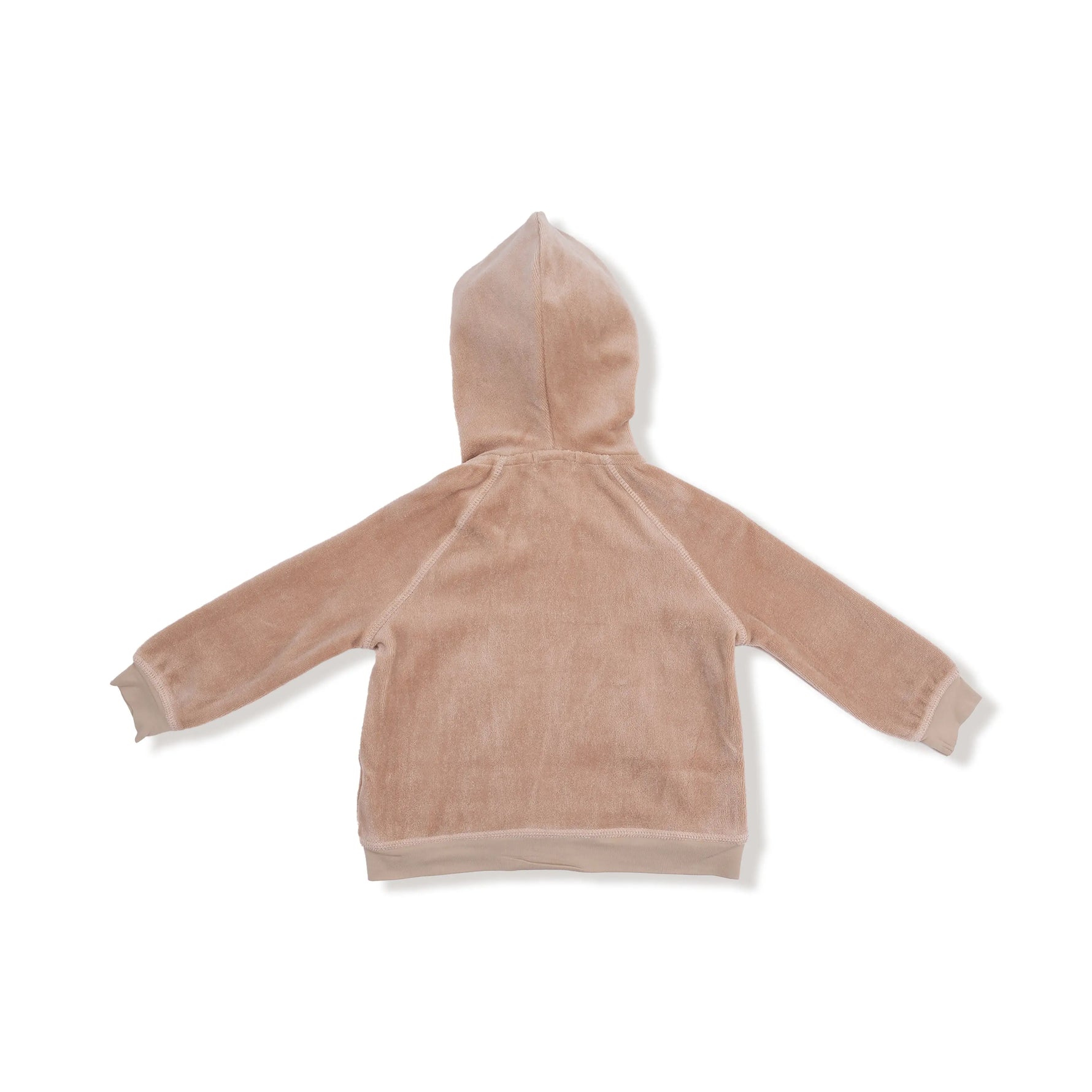 Angel Dear Velour Bear Ears Zip Hoodie And Varsity Stripe Jogger Set - Apparel & Accessories > Clothing > Baby & Toddler Clothing > Baby & Toddler Outfits 985_V